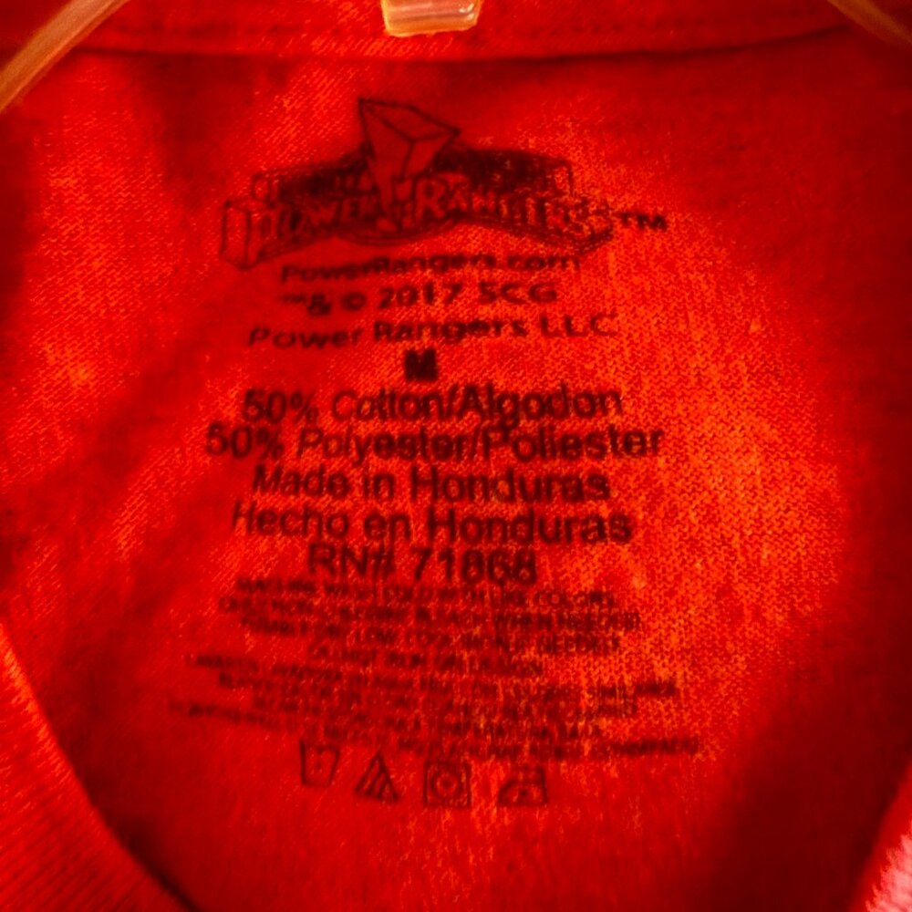 Mighty Morphin Power Rangers T-Shirt Medium * Gently Preloved - Picture 4 of 4